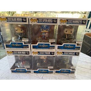 Funko Pop Deluxe Marvel Avengers Assemble Figures Complete Set Of 6 NEW